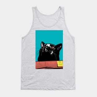 Fat Cat in a Box Tank Top